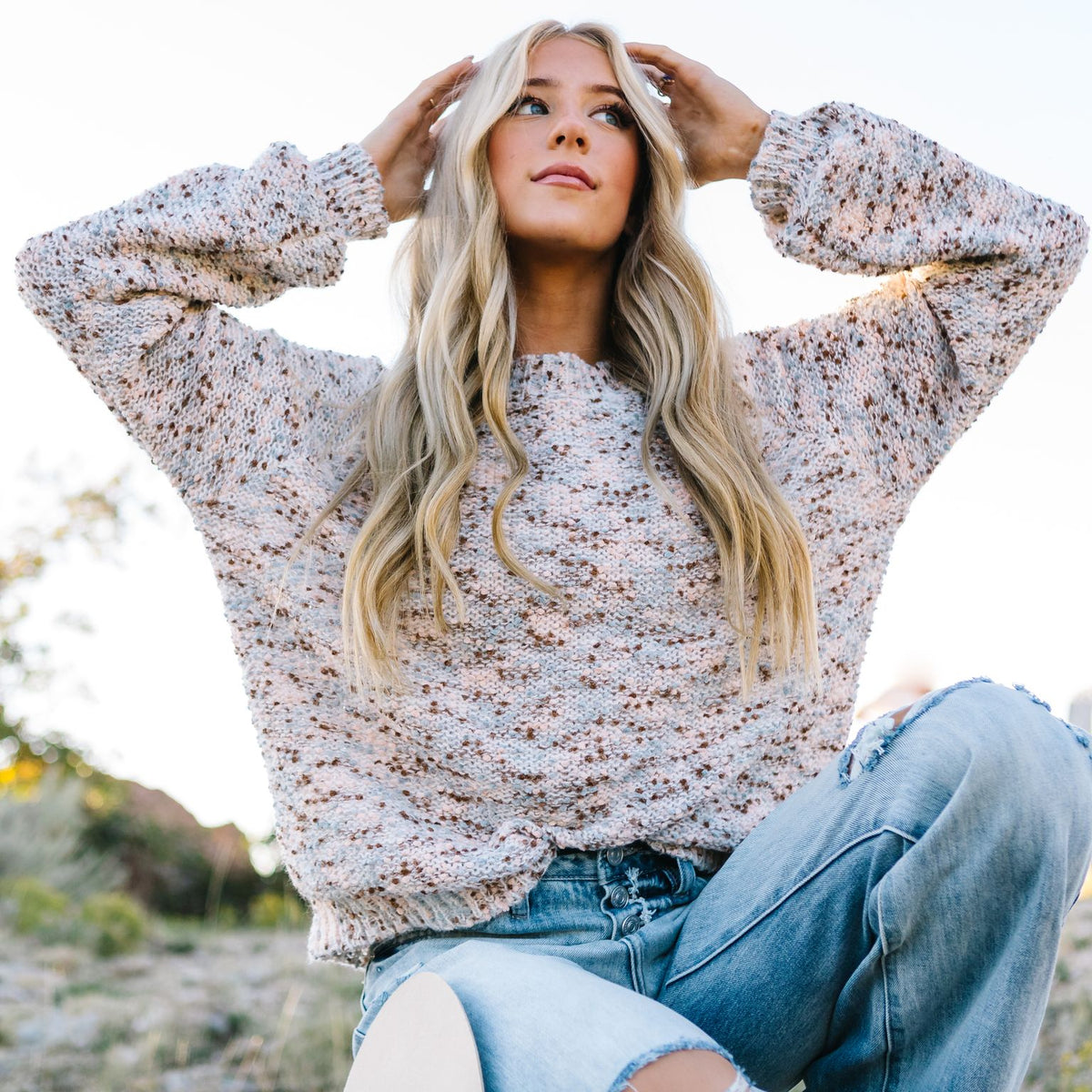 Hints of Fall Funfetti Sweater DNA Exclusive HASHTAG DNA