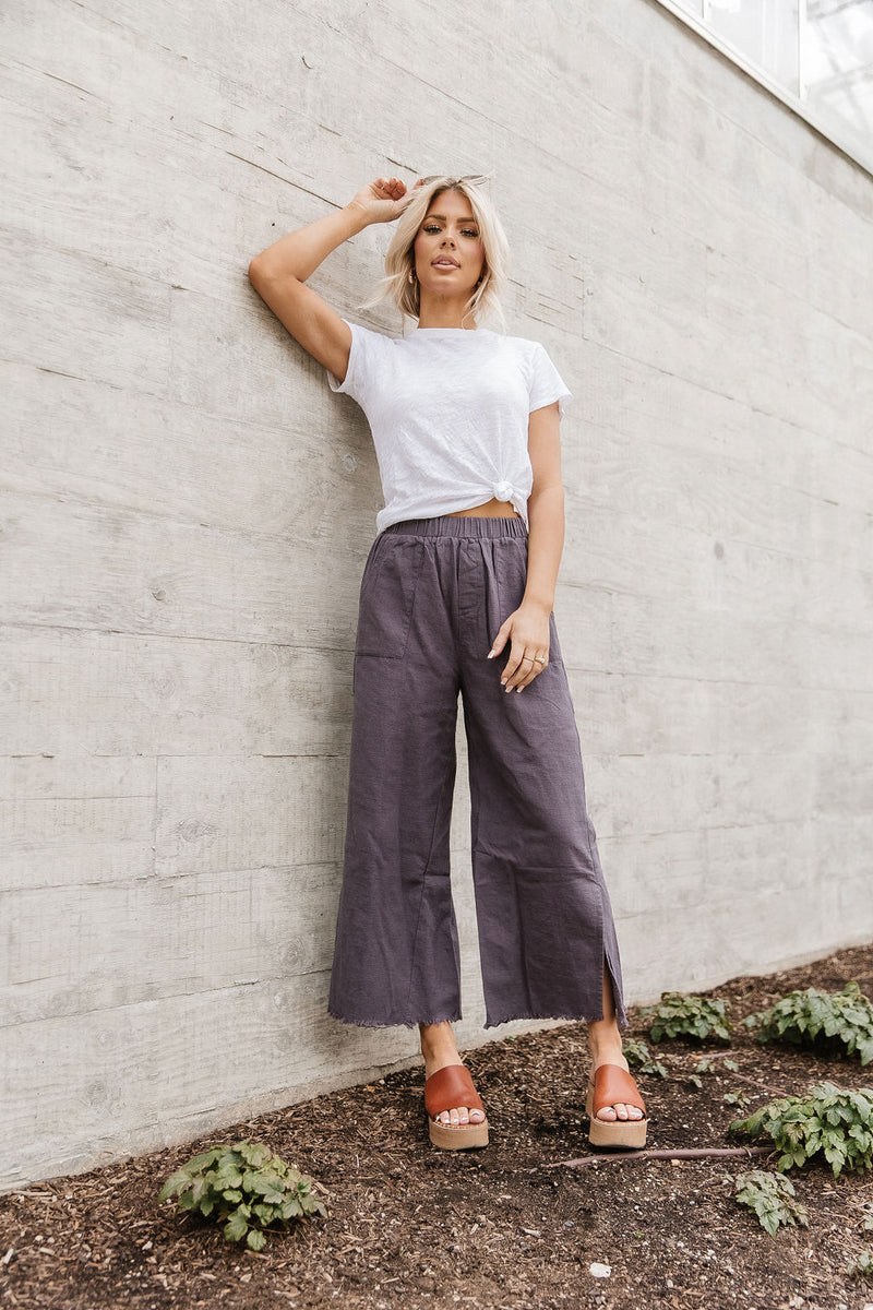 Anna Cotton Stretch Wide Leg Pants – HASHTAG DNA