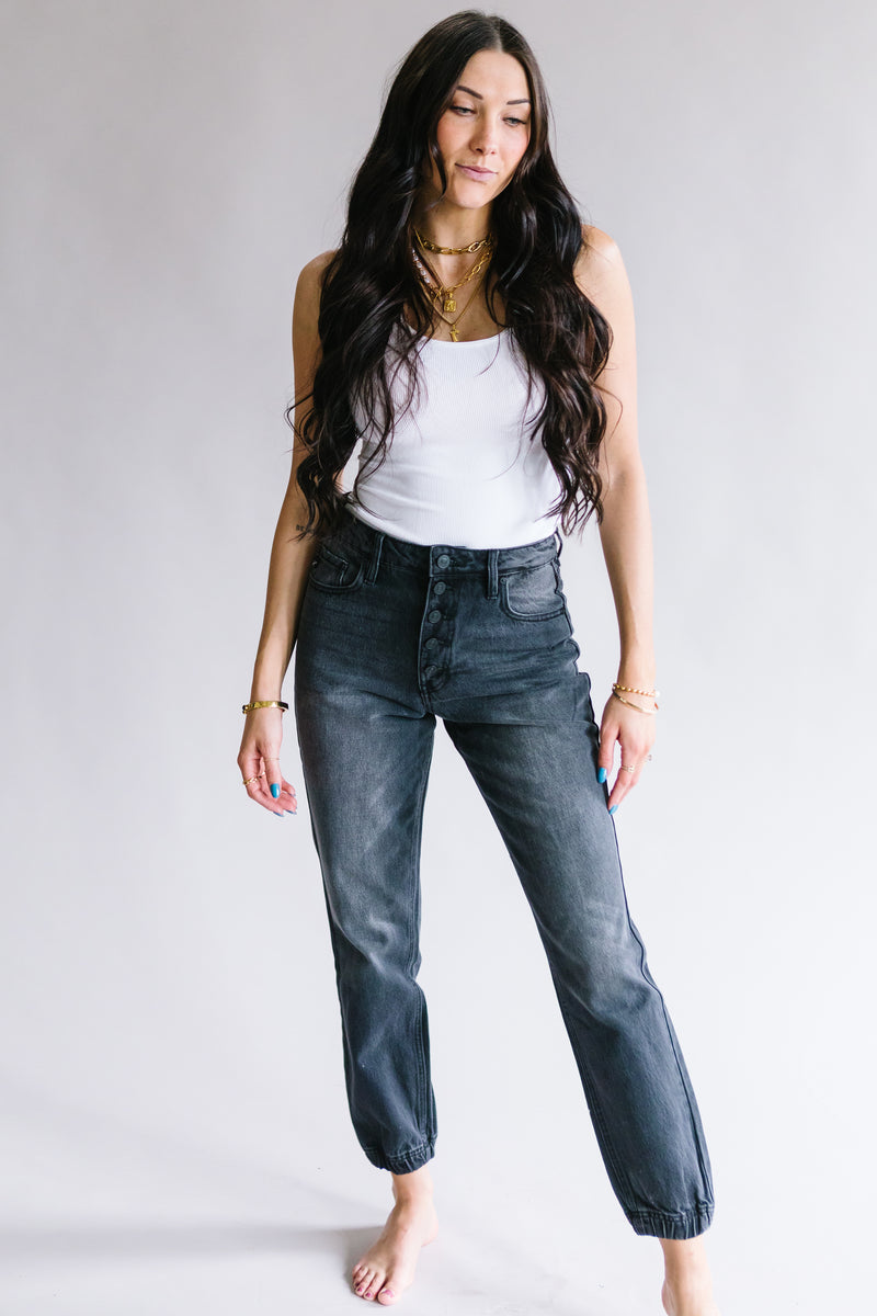 Good Girl Faith Denim Joggers by Kancan – HASHTAG DNA