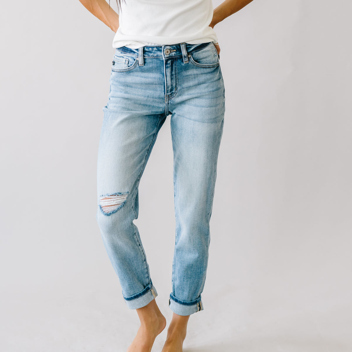 Good Girl Faith Denim Joggers by Kancan – HASHTAG DNA