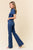 Studio Chic Boot Cut Denim Jumpsuit