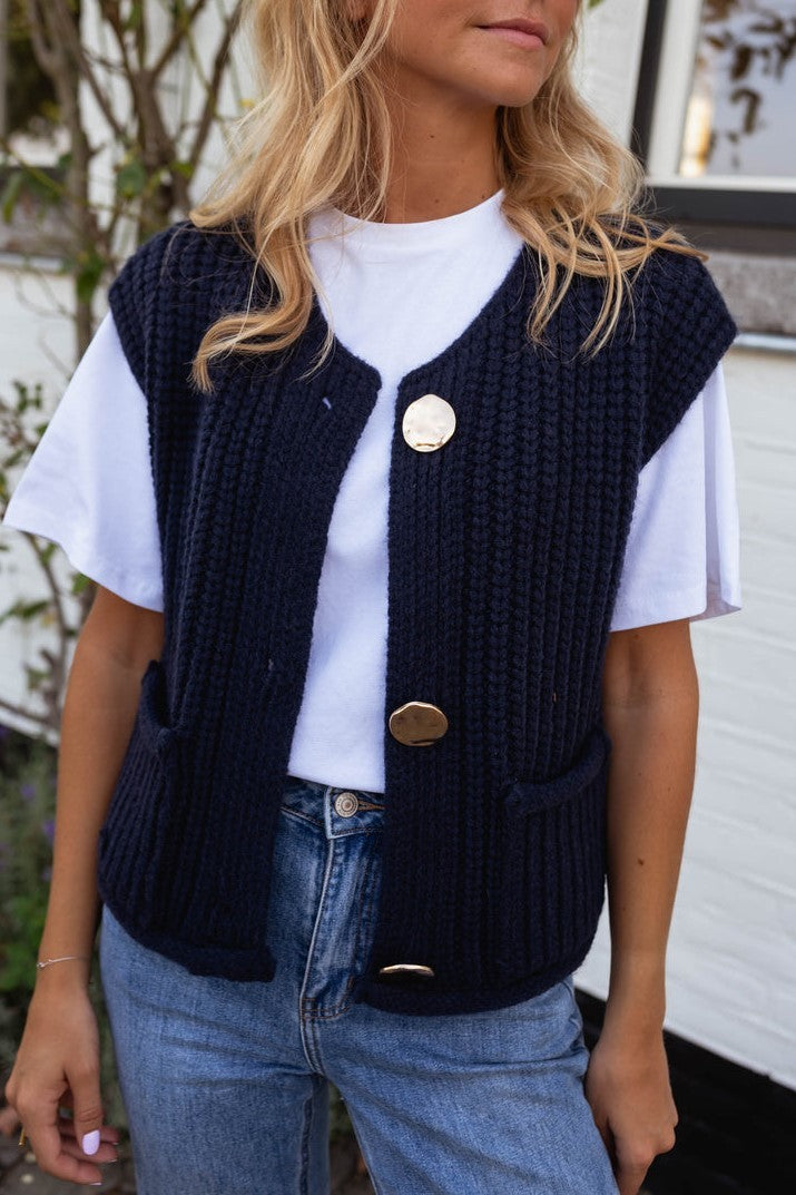 The Madison Knit Sweater Vest –