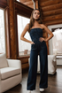 Amour Libre Tube Top Jumpsuit