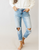 Too Much Love KanCan High Rise Relaxed Distressed
Light Wash Jeans