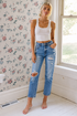 Love Me Boyfriend Kancan Jeans in Medium Wash