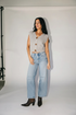 Jet Set High Rise Barrel Leg Jeans
