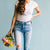 Love Me Straight Leg KanCan Jeans in Light Wash