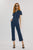 Iconic Cropped Denim Jumpsuit