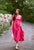 Golden Rule Maxi Dress // Hot Pink