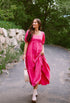 Golden Rule Maxi Dress // Hot Pink