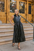 Meet Me at Midnight Faux Leather Midi Dress