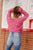 Pink Confetti Knit Sweater
