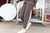 CHUNKY SWEATER CARDIGAN TOP AND JOGGER SET