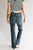 Holly Ultra High Rise Slim Flare by Kancan // Dark Grey Wash