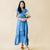 Sweet Caroline Lace Detail Maxi // Dusty Blue