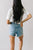 There For Me High Rise Distressed Shorts