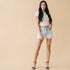 Our Song Frayed Hem Kancan Shorts