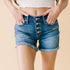 Belong With Me KanCan Button-fly Frayed Shorts
