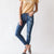 Magnetic Kancan Dark Wash Distressed Skinny