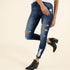 Faster, Stronger Kancan Heavy Distressed Skinny